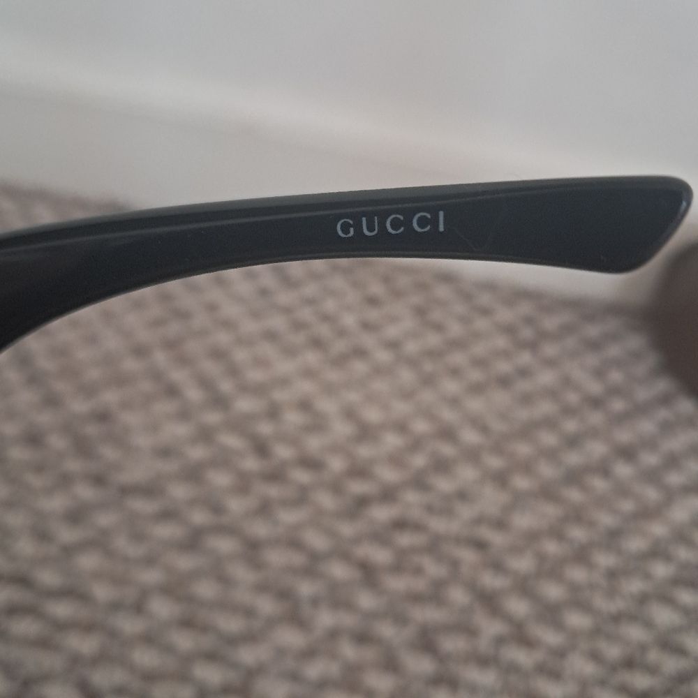 Gucci Women's Glasses Authentic Vintage Y2K Oval Curved Designer Luxury - Picture 5 of 12